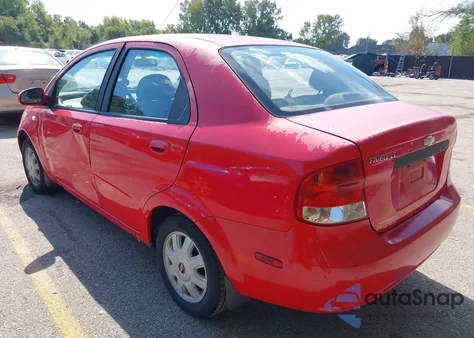 2005 Chevrolet Aveo Lt z USA, uszkodzony, nr VIN KL1TG52635B390425
